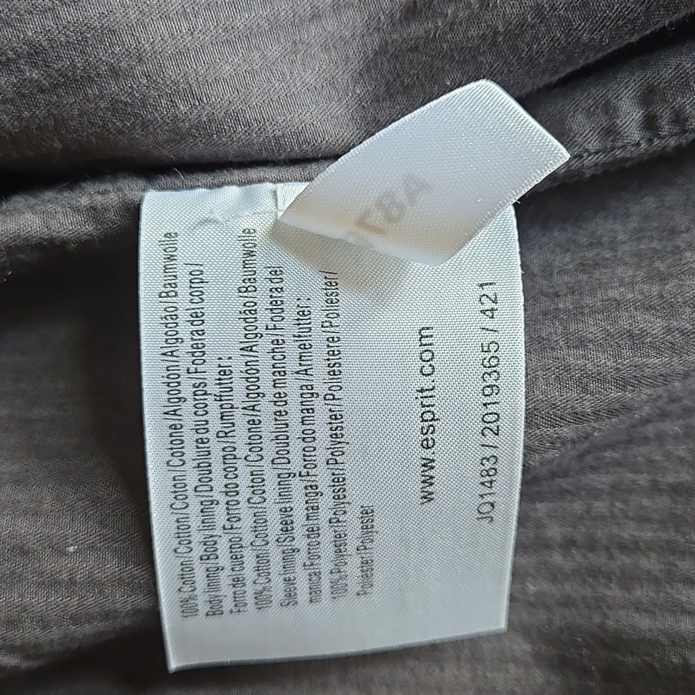 Esprit Army Colored Jacket Size 14 - image 5